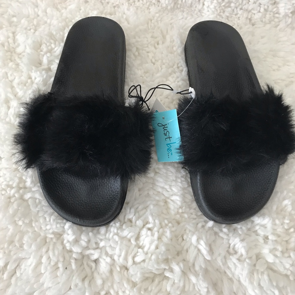 Black Slippers